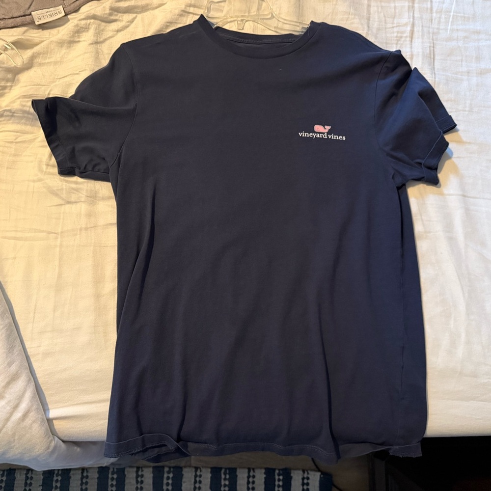 Vineyard Vines Blue Short Sleeve Tee Classic Design